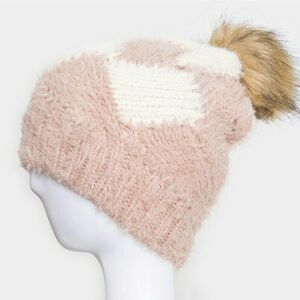 Pom Pom Knit Pattern Beanie